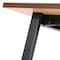 Flash Furniture Redmond 60x24 Conf Tbl w/1in. Thick Dbl Sided Laminate Tbl Top w/PVC and A-Frame Steel Bse, Walnut MT-M6024-WLT-ABF-GG - alternate 2